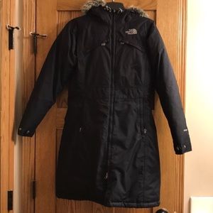 North face arctic parka waterproof down coat small